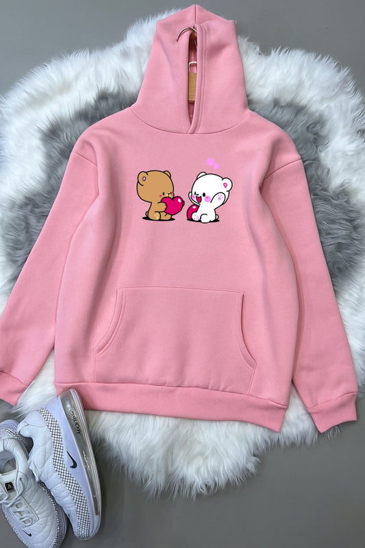 Pink Hoodie Pair