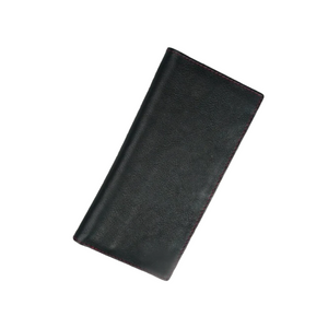 Classic Leather Long Wallet – 12-Slot Card Organizer with Zipper Coin Pocket & Smartphone Compartment