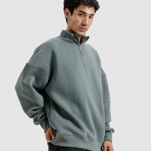 Basic Quarter-Zip Sweatshirt