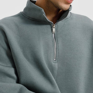 Basic Quarter-Zip Sweatshirt