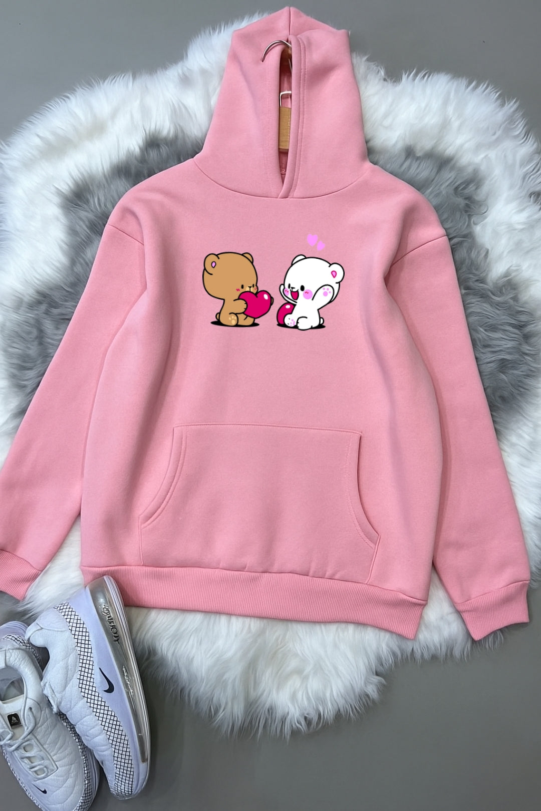 Pink Hoodie Pair