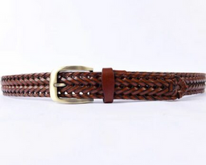 Stylish Braided Men’s Leather Belt