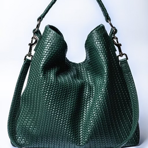 TURKISH TOTE BAG – LEATHER HERRINGBONE BAG BROWN