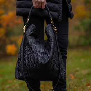 TURKISH TOTE BAG – LEATHER HERRINGBONE BAG BROWN