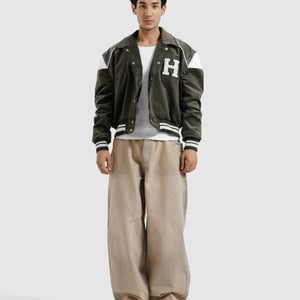 Corduroy Varsity Jacket