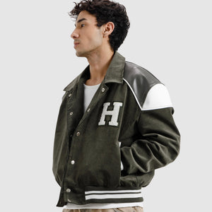 Corduroy Varsity Jacket