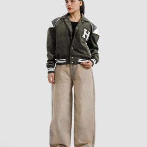 Corduroy Varsity Jacket
