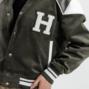 Corduroy Varsity Jacket