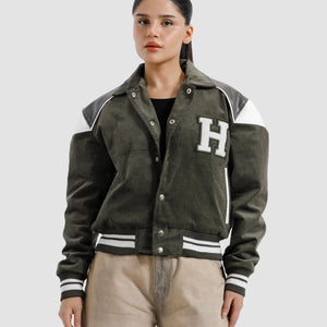 Corduroy Varsity Jacket