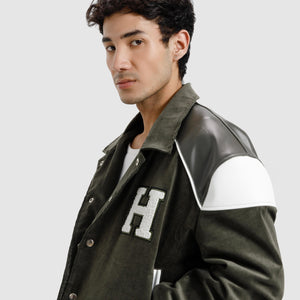 Corduroy Varsity Jacket