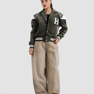 Corduroy Varsity Jacket