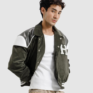 Corduroy Varsity Jacket
