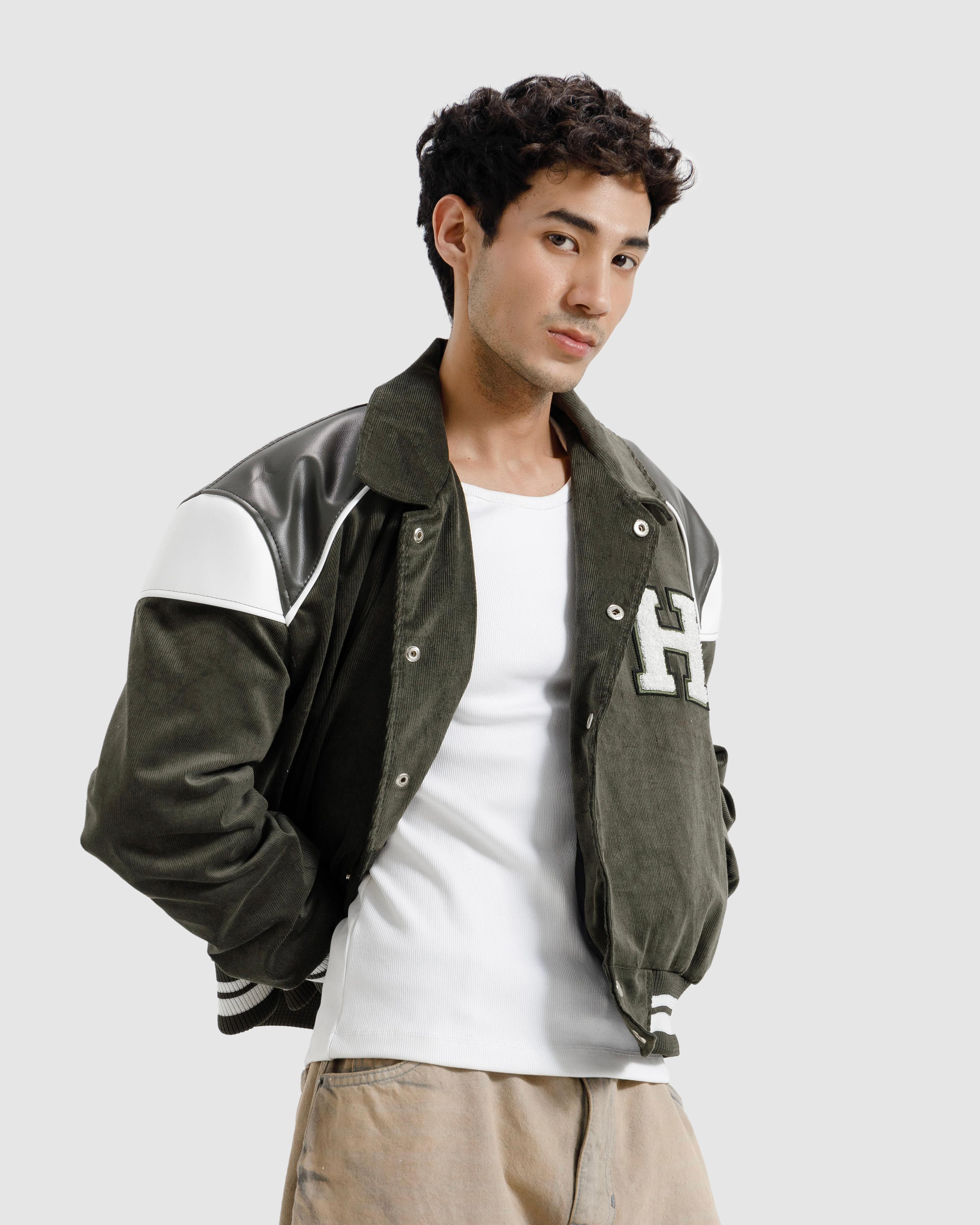 Corduroy Varsity Jacket