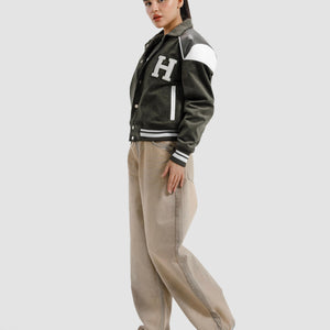 Corduroy Varsity Jacket