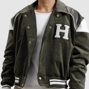 Corduroy Varsity Jacket