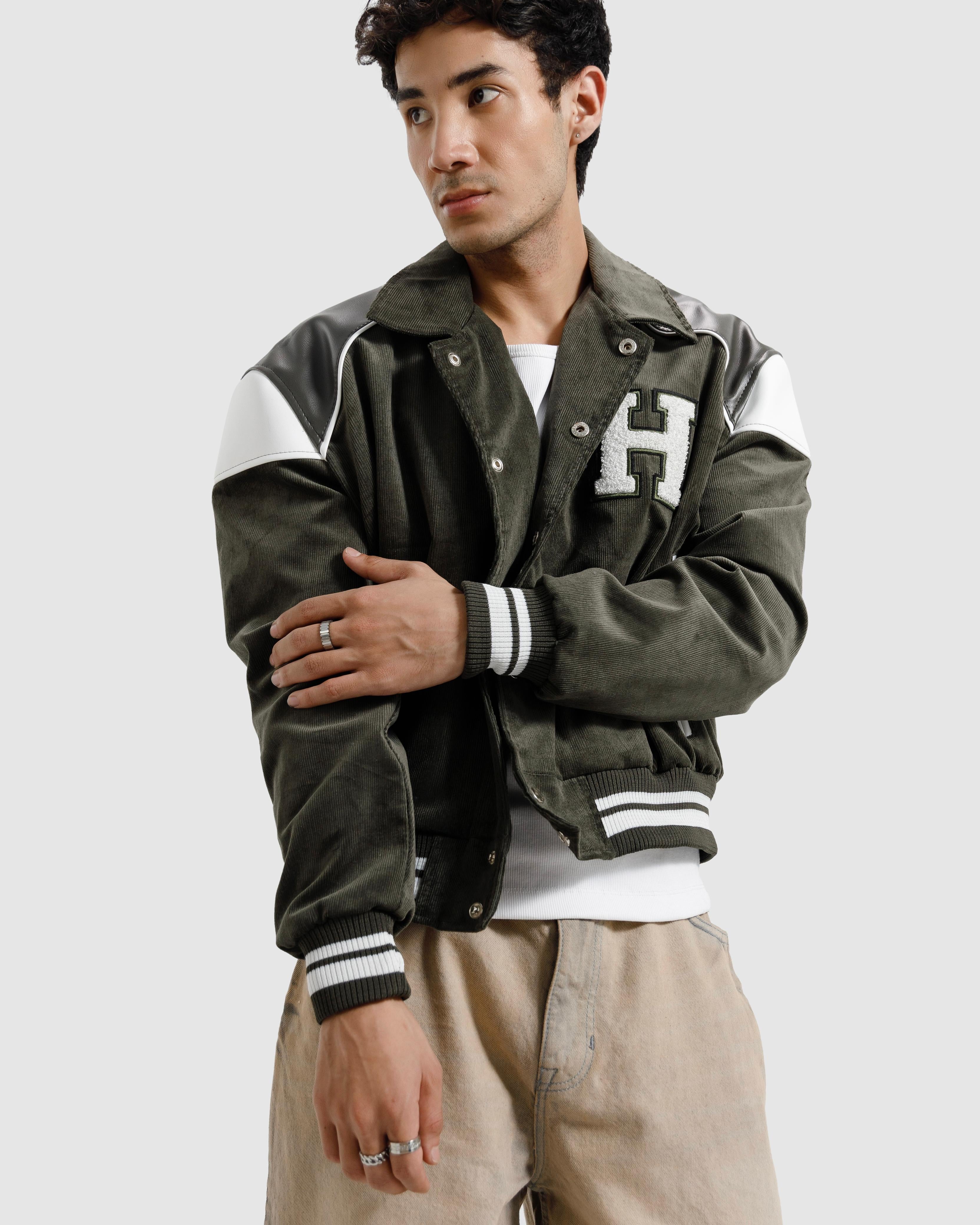 Corduroy Varsity Jacket