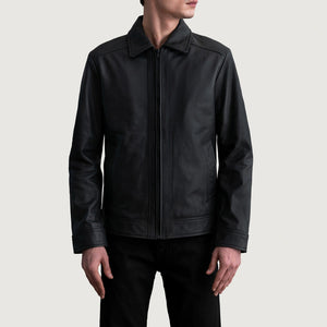 Inferno Matte Black Leather Jacket