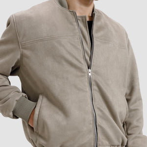 Suede   Varsity   Jacket