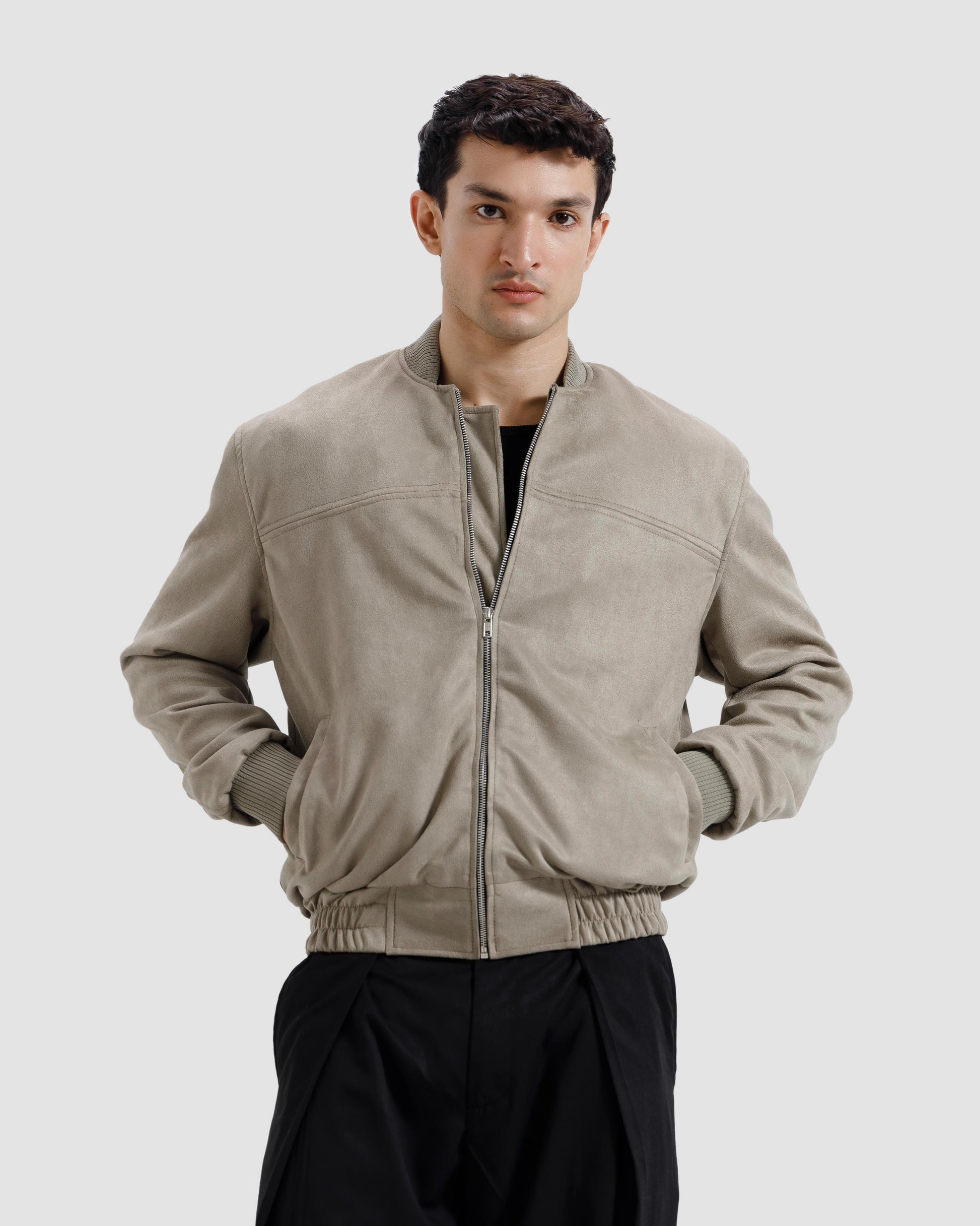 Suede   Varsity   Jacket