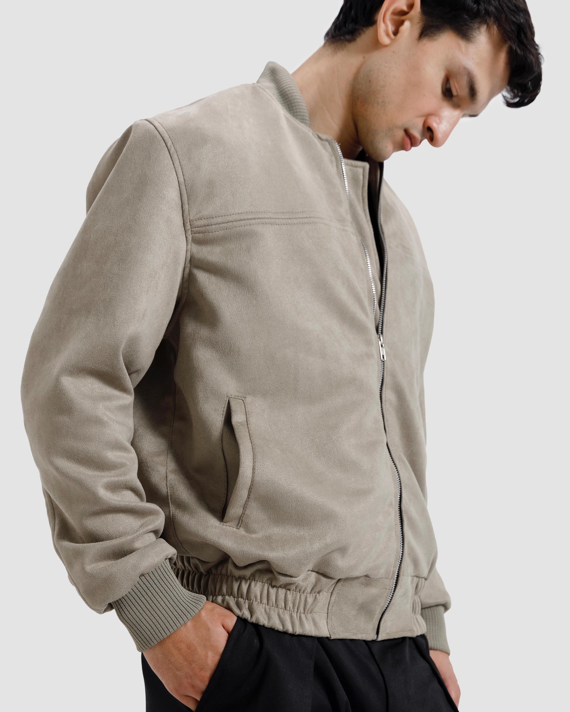 Suede   Varsity   Jacket