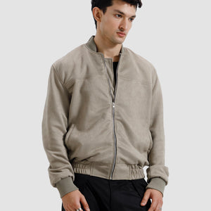 Suede   Varsity   Jacket