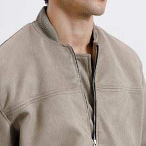 Suede   Varsity   Jacket