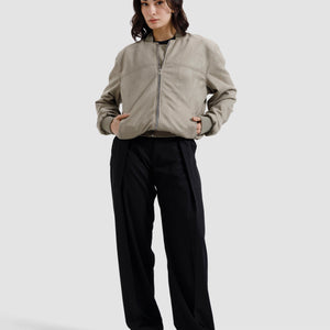 Suede   Varsity   Jacket