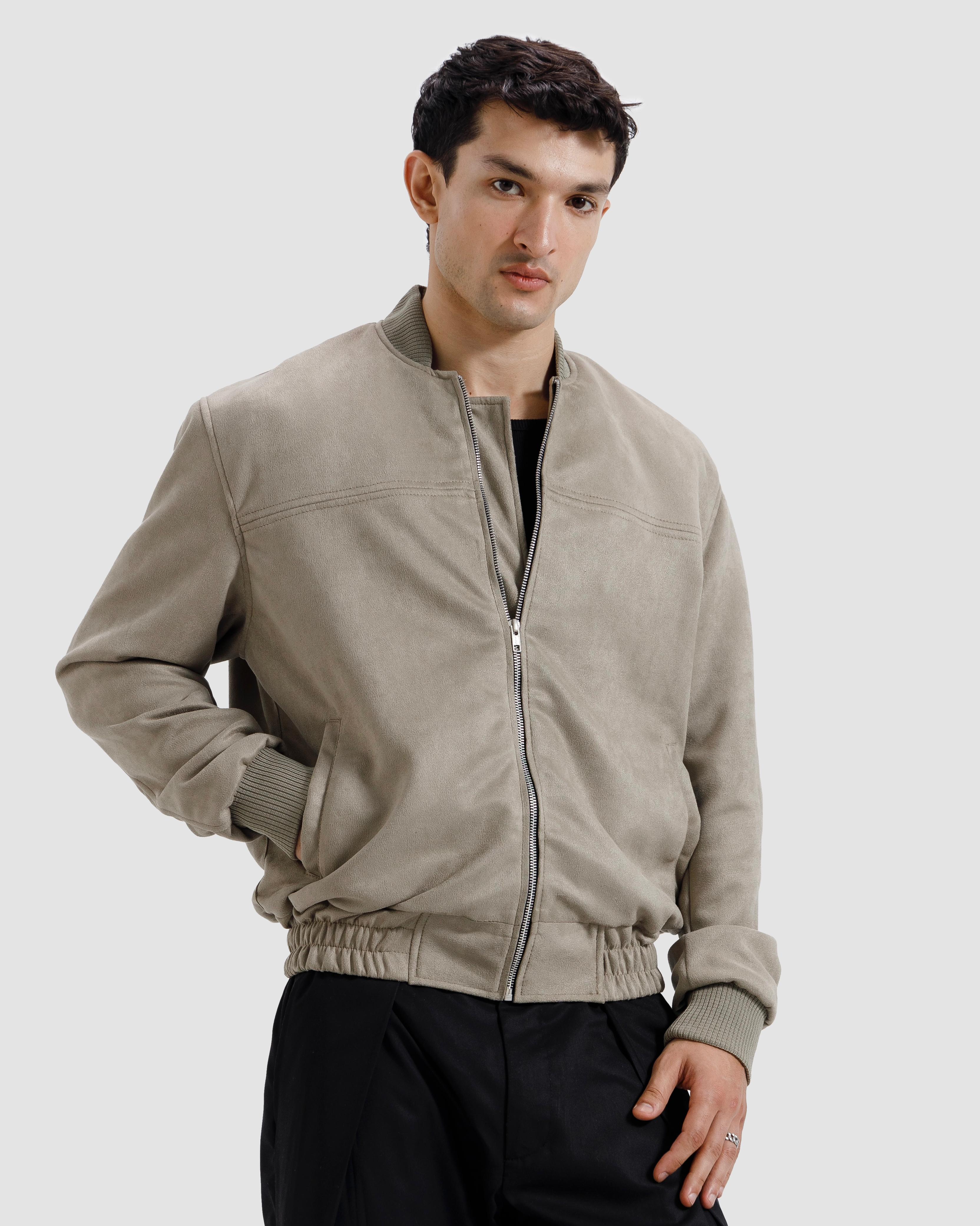 Suede   Varsity   Jacket