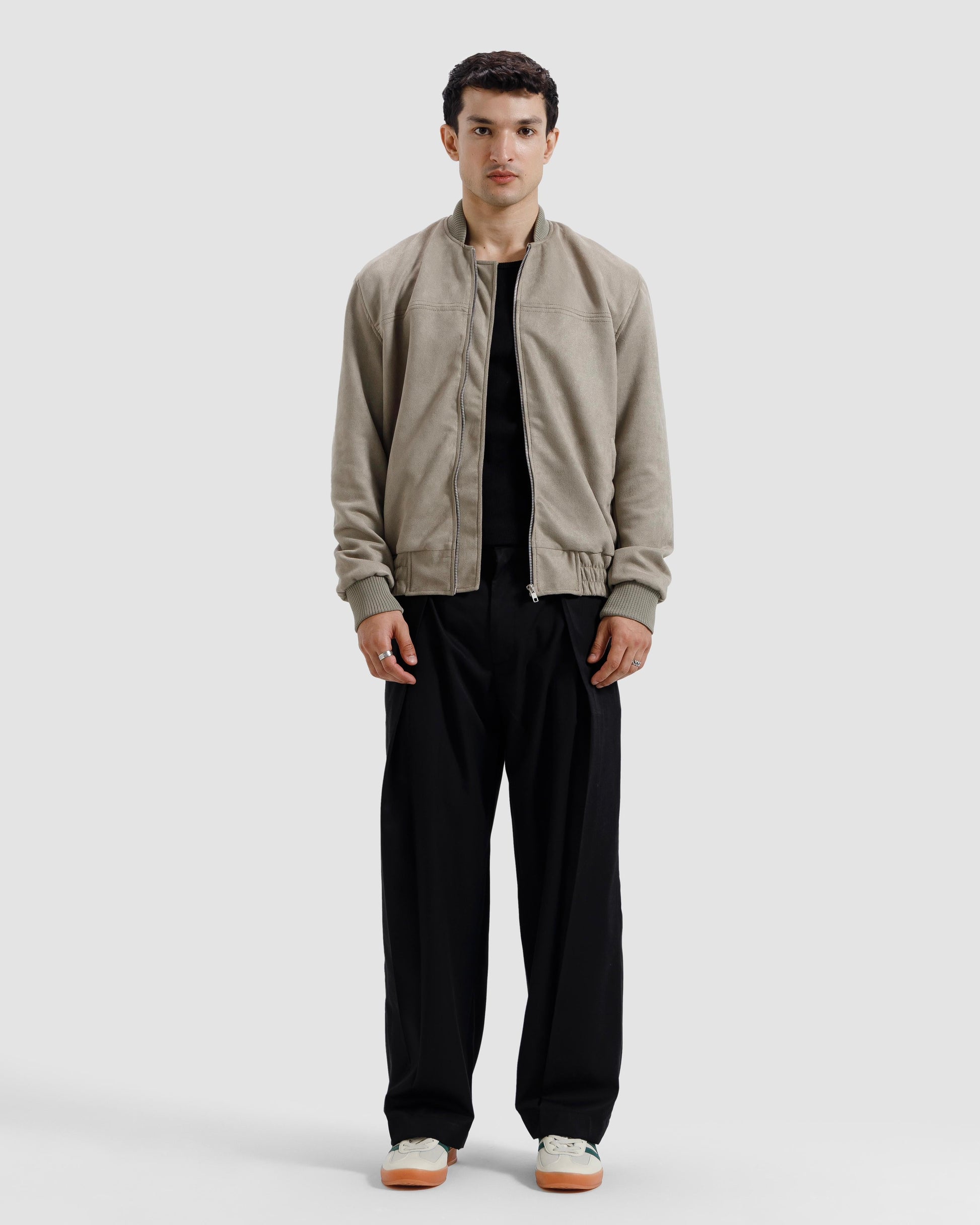 Suede   Varsity   Jacket