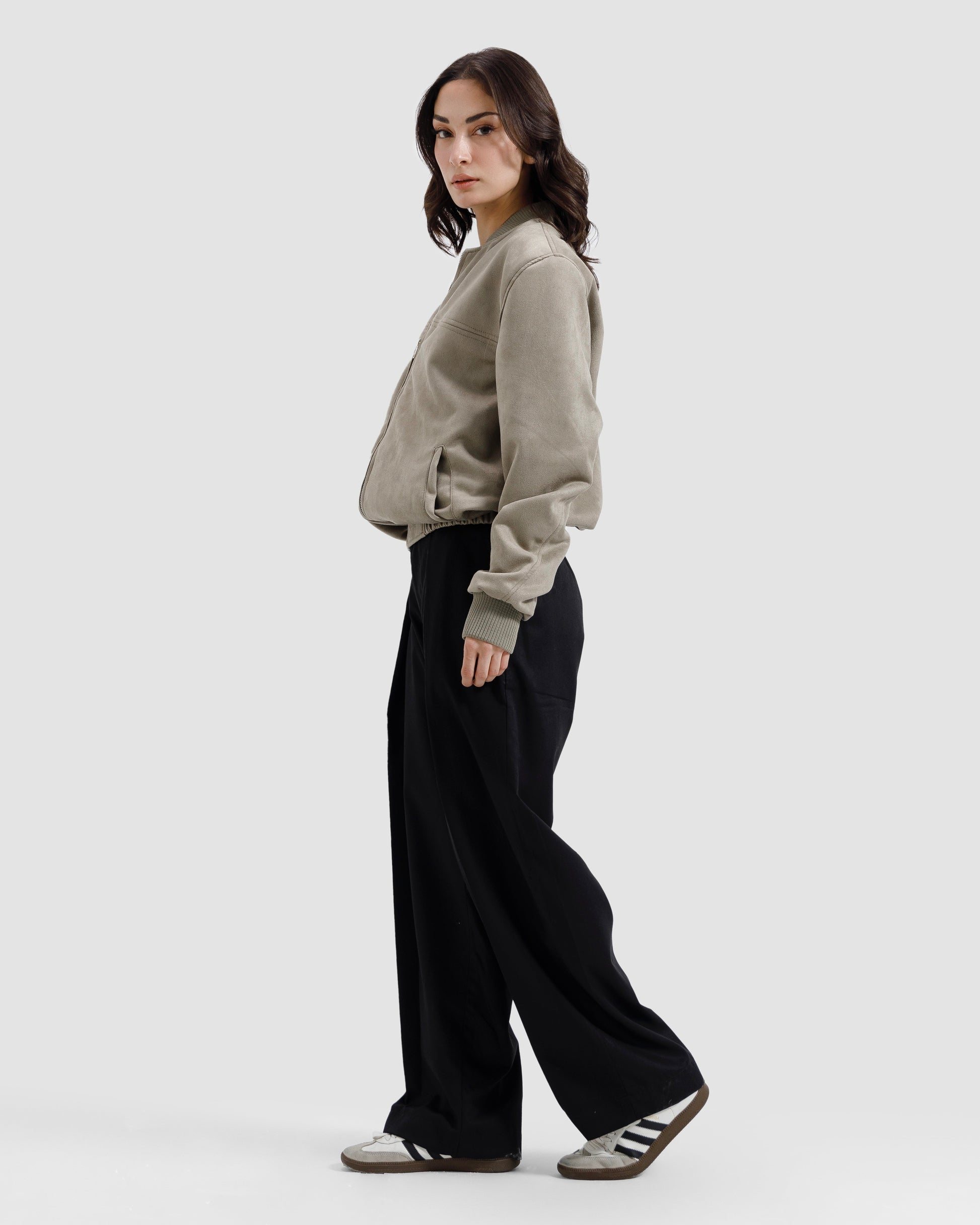 Suede   Varsity   Jacket