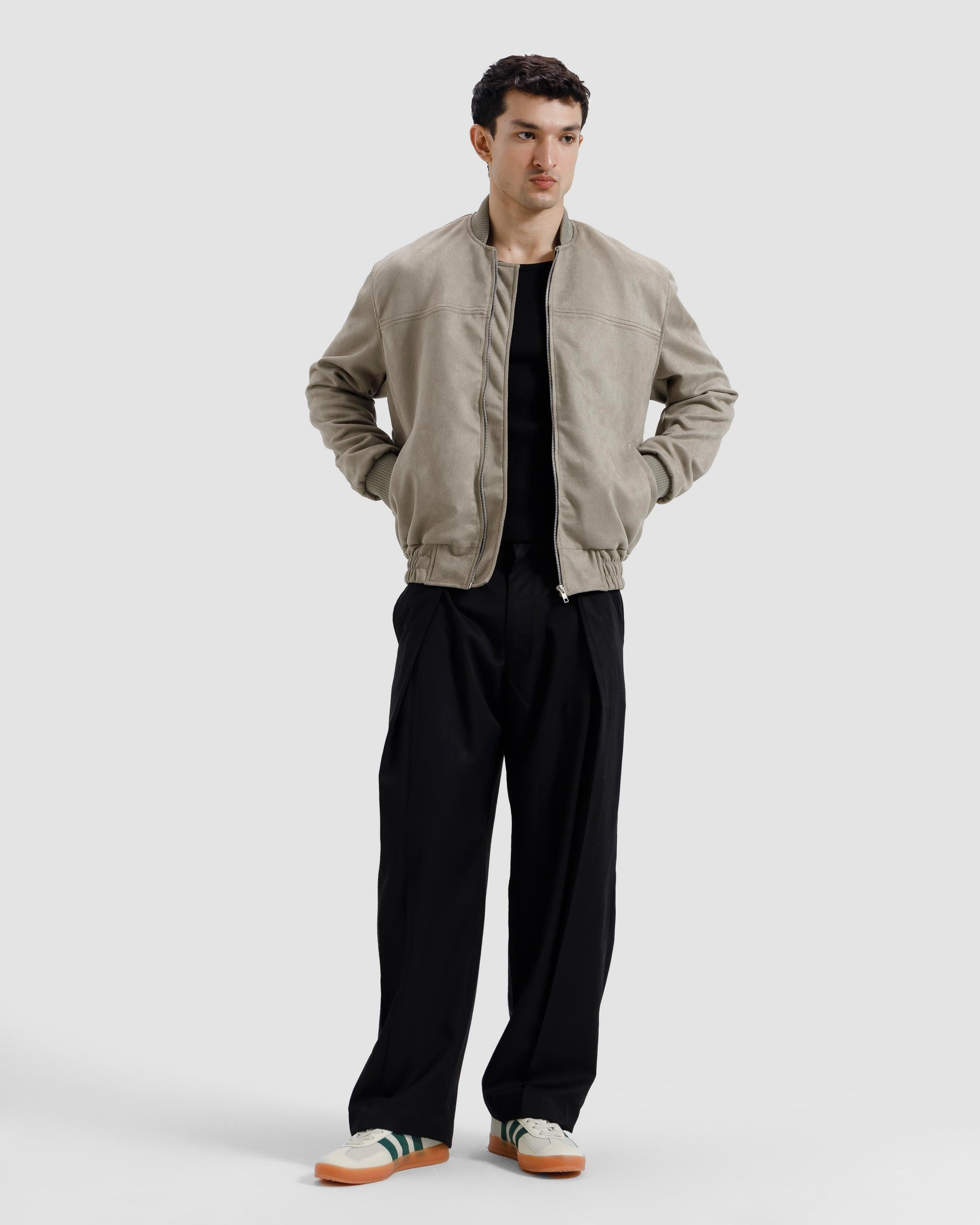 Suede   Varsity   Jacket